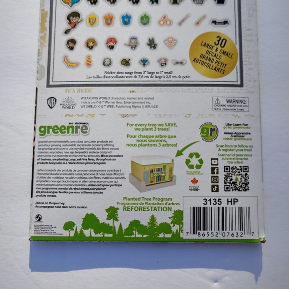 Harry Potter Decal Sticker Set 30 Pieces Assorted - Picture 6 of 6